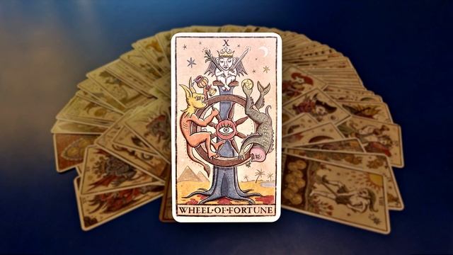 Обзор Таро Trionfi Della Luna by Patrick Valenza/ Триумф Луны. Колесо Фортуны (10-ый старший аркан) смотреть онлайн