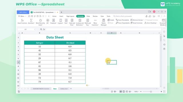 [WPS Academy] 2.4.6 Excel: RANDBETWEEN Function in WPS Spreadsheet смотреть онлайн