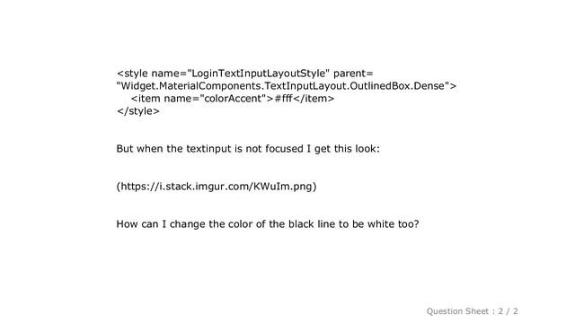 Android : Change the TextInputLayout outline color смотреть онлайн