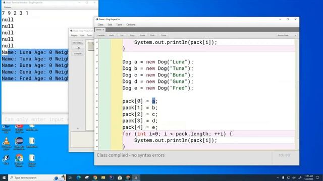CSA 061: Arrays of Objects смотреть онлайн