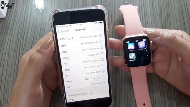COMO CONFIGURAR SMARTWATCH X8 NO IPHONE. TESTANDO FUNÇÕES. смотреть онлайн