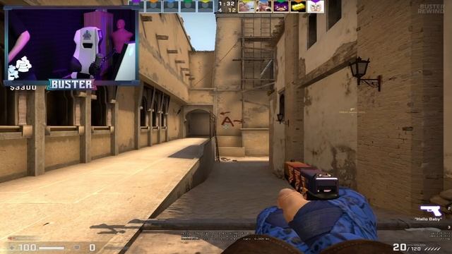 БУСТЕР СЕРЬЕЗНО ВЗЯЛСЯ ЗА КС ГО / БУСТЕР ИГРАЕТ В КС ГО / БУСТЕР СОБРАЛ КОМАНДУ КС / BUSTER REWIND смотреть онлайн