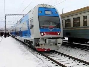 Краматорск, ЖД вокзал, скоростные поезда, 9 января 2013 г.