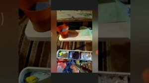 2 кл. жив. - драпировка, гуашь