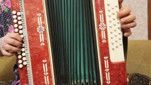 Гармонь «Нарач-3» 25х25-lV, четырёхголосная, с регистром. Тональность - до-мажор.