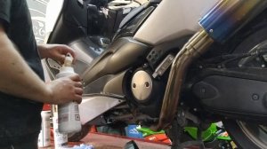 Замена масла Yamaha Tmax 500 3 поколение