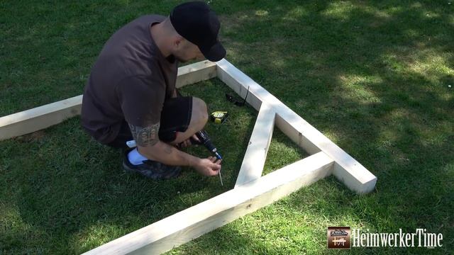 ✅Garten Pergola selber bauen | Punktfundamente setzen | Punktfundamente einbetonieren #1