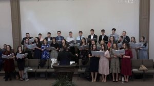 Песня "Велики и чудны дела Твои" - Молодёжный хор - Церковь "Путь Истины" - Март, 2021