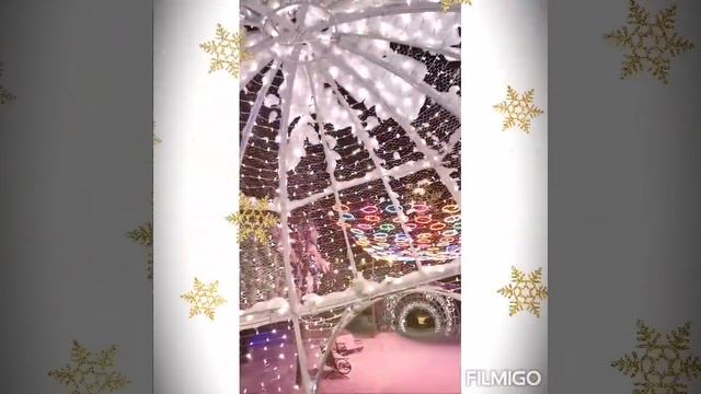НОВОГОДНИЙ ГОРОД ТАРКО-САЛЕ #город#зима#новыйгод#красота#гирлянды#снег#украшения