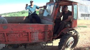 Началось в колхозе утро 6/14. Вот и первое зерно 2020.