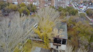 Школа  №28 на улице Мориса Тореза в Самаре после пожара