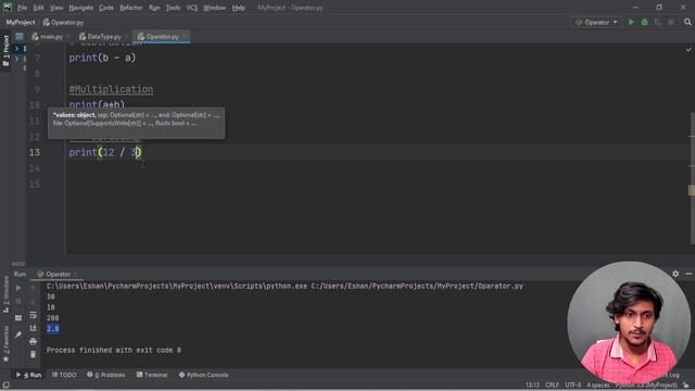 #13 Python Operator Bangla Tutorial 2023