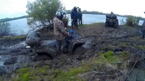 CF moto х6, х8 в грязи.