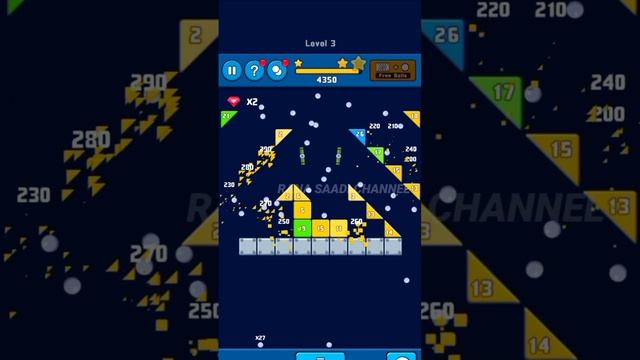 Bricks vs Balls Breaker | bricks vs balls breaker online | #shorts #gaming #games @RanaSaadi