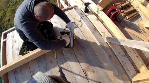 Наружные стены 2го этажа. Оконные проемы. КАРКАСНЫЙ ДОМ. СТРОЮ ОДИН. Часть 20