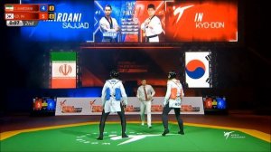 Moscow 2019 World taekwondo GP Final. Final M+80 MARDANI-IN