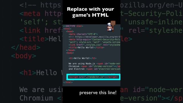 Your JavaScript game on Steam (use Electron!)