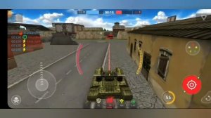 Играем в Танки Онлайн на телефоне. Спасибо за первую сотку!