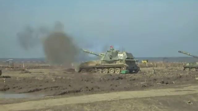 САУ 2С3М в работе смотреть онлайн