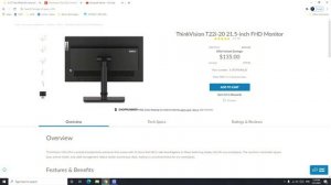 ThinkVision T22i-20 21.5-inch FHD Monitor Review