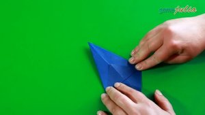 Оригами Зонтик из бумаги