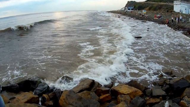 Шум морского прибоя | Звуки моря | Шум морских волн | Звуки шторма / Релаксация смотреть онлайн