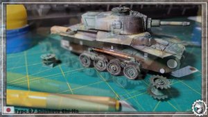 Сборка модели танка Type 97 Shinhotо Chi-Ha. Танк из  картона. Японский танк времён WW2 из бумаги.