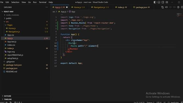 Navigation in React ? #steps #navigation  #react #reactjs #reacttutorial #javascript