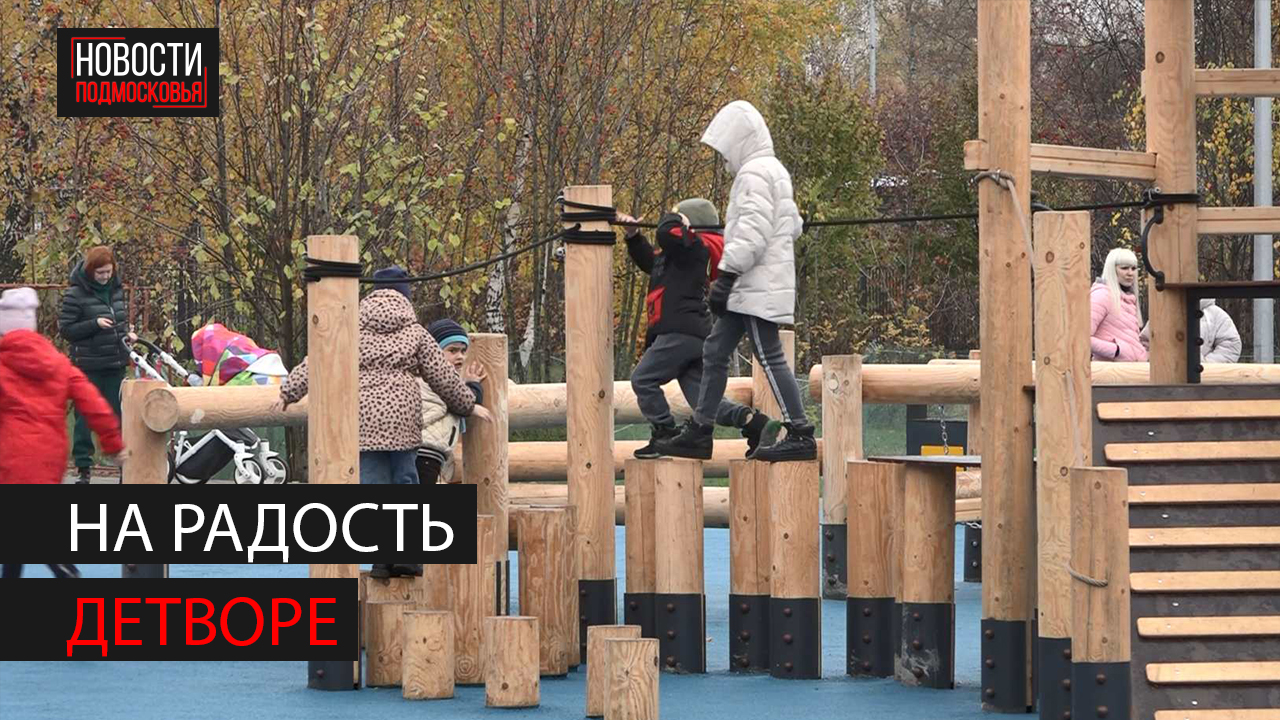 В Электроуглях открыли экоплощадку. В парке "Липовая аллея".