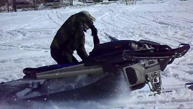 каталово2 на снегоходе о.Сахалин смотреть онлайн