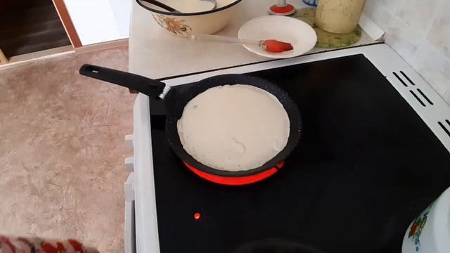 Рецепт вкусных блинов. Как испечь блины. Сковорода от Кукмара. Обзор.