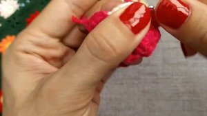 Красивый квадратный мотив с цветком крючком - просто и быстро! (Crochet square pattern)