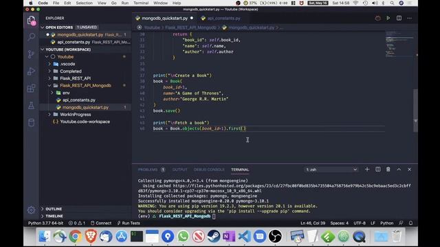 Learn MongoDB using Python MongoEngine | Python MongoDB tutorial