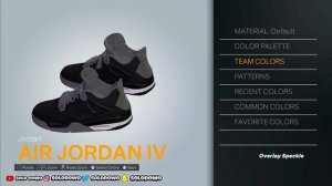 HOW TO MAKE Air Jordan 4 “Black Canvas” In NBA 2K23 Shoe Creator (Next Gen)