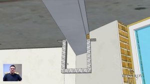 Обшивка балки двутавра в эркере