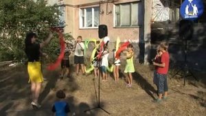 Открытие детской площадки в г.Миусинск (Штергрес)