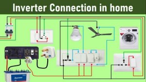 RCCB connection with Inverter in Hind | inverter connection | RCCB wiring | electrical technician