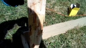 Грядки из горбыля