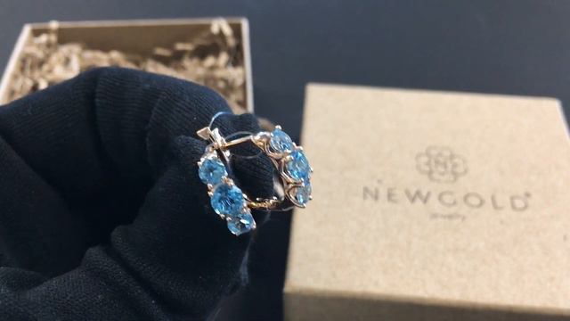 !Серьги 3559 из красного золота 585 пробы с топазами swiss смотреть онлайн