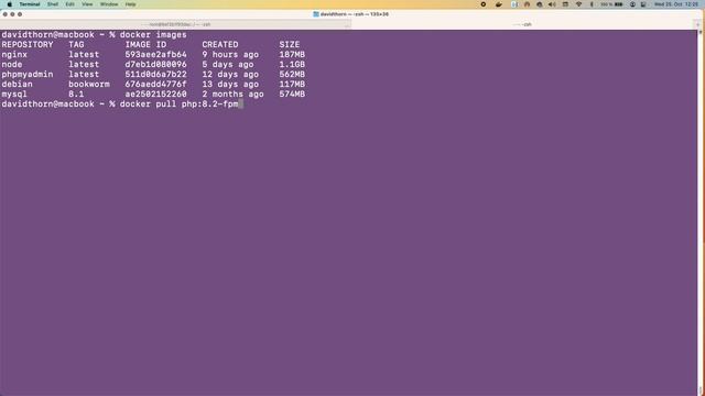 Docker Basics -  Lesson 3  - managing pulled images