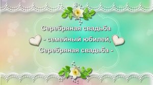 СЕРЕБРЯНАЯ СВАДЬБА!!!