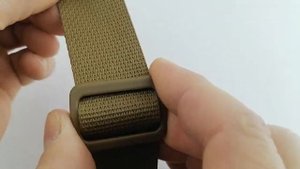 Пряжка АПРИ, двухщелевая, TN, 30мм, койот
