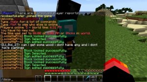 How To Lock Your Chests, Furnaces, And Doors In My Minecraft Server - 1.14/1.15/1.16 Lockette