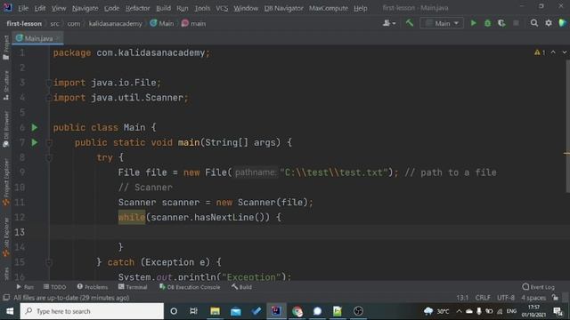 Java reading from a file | Tamil смотреть онлайн