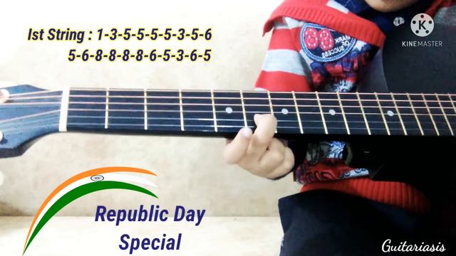 Jana Gana Mana Guitar Tabs || Jana Gana Mana on Guitar || National Anthem on Guitar ||Jana Gana Man смотреть онлайн
