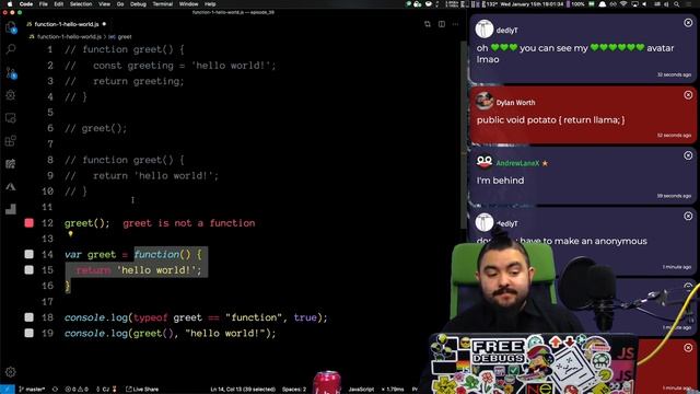 JavaScript Hello World - Function Declaration vs Function Expression | Hoisting | Arrow Functions