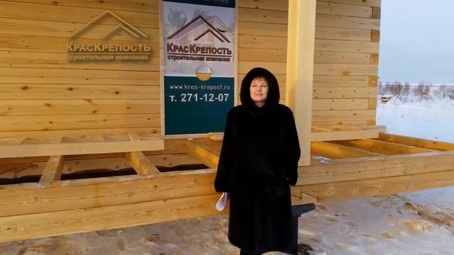Построен и сдан дом из бруса под усадку. Отзыв счастливого клиента. смотреть онлайн