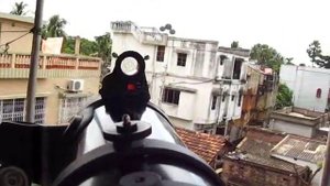 Celestron Astromaster 130 EQ Telescope: Terrestrial View with 20 mm EP