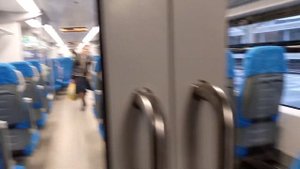 Электропоезд Ласточка эс2г-100 Прогулка по Вагонам Тосно