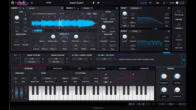 Palette for Arturia Pigments 2 – Dream Guitar смотреть онлайн